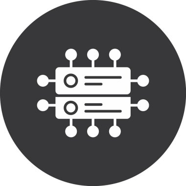 şebeke. Web simgesi basit illüstrasyon