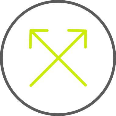 Yön ok ikonu vektör illüstrasyonu