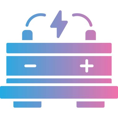 Pil. Web simgesi basit illüstrasyon