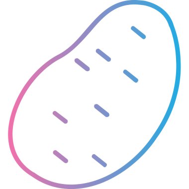 Bir yumurta ikonunun vektör çizimi