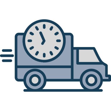 Araba servisi. Basit illüstrasyon