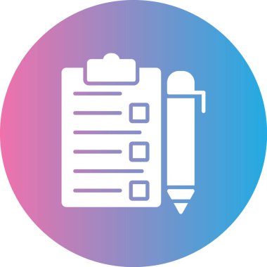 Kalem. Web simgesi basit illüstrasyon