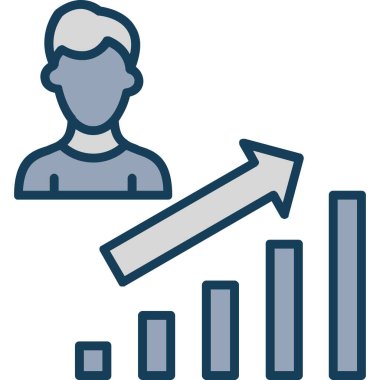 İş çizelgesi. Basit illüstrasyon