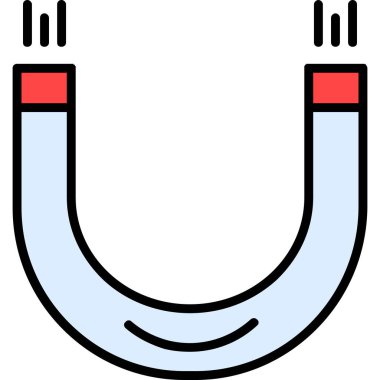 mıknatıs simgesi vektör çizimi