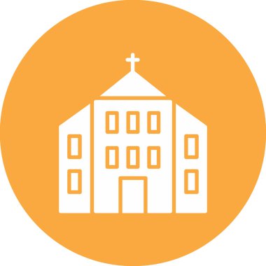 vektör kilise ikonu illüstrasyonu