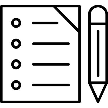 Kalem simgesi. Web için kalem vektör simgelerinin özet çizimi