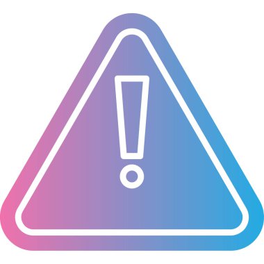 uyarı simgesi, vektör illüstrasyonu basit tasarım