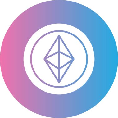 İşaretli bir elmasın vektör simgesi