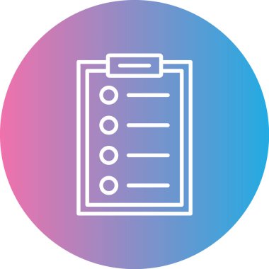 Belge simgesinin vektör illüstrasyonu