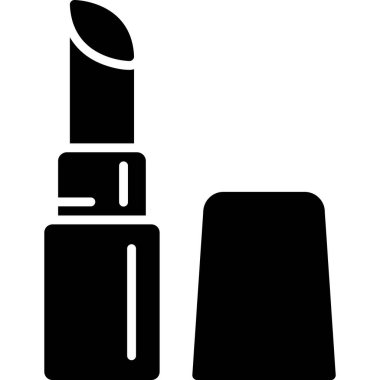 makyaj fırçası ikonu. Web için basit makyaj fırçası vektör simgesi çizimi