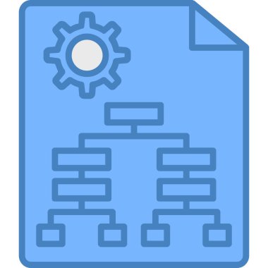 veritabanı simgesi. Basit tasarım