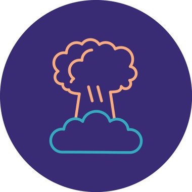 vector illustration of storm icon