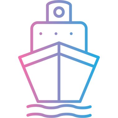 tekne ikonu vektör illüstrasyonu