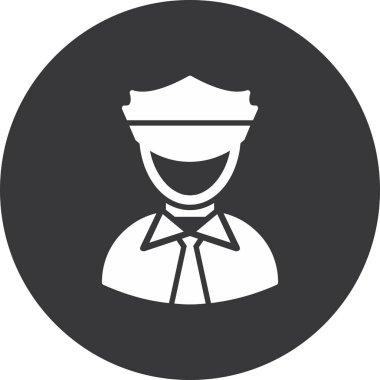 Şapkalı bir adamın vektör çizimi