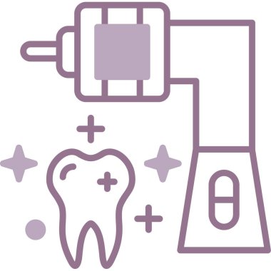 Diş. Web simgesi basit tasarım