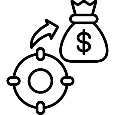 iş büyümesi simgesi, özet biçimi