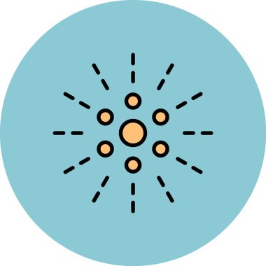 Güneş Simgesi Vektör illüstrasyonu