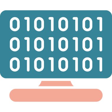 Kolayca düzenleyebilen ya da düzenleyebilen bilgisayar görüntüleme vektör simgesi