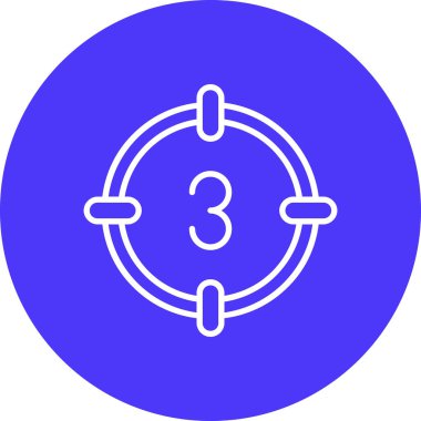 Saat simgesinin vektör illüstrasyonu