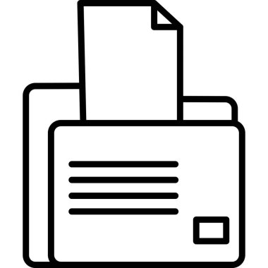 dosya vektör simgesi modern basit illüstrasyon