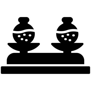 yiyecek ve içecek satırı vektör simgesi.