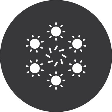 Güneş Simgesi Vektör illüstrasyonu