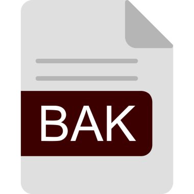 dosya biçimi simgesi, vektör illüstrasyonu