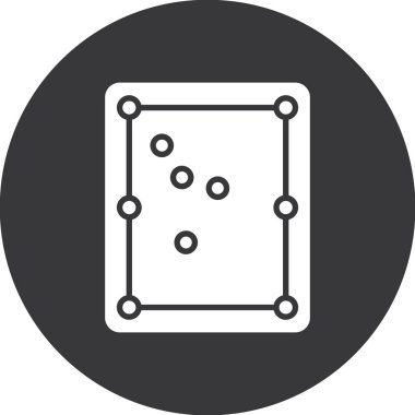 Kumarhane çipi ikonu. vektör illüstrasyonu.