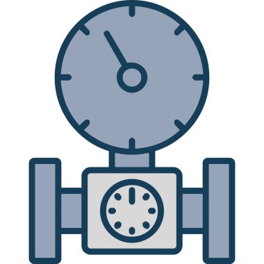 Alarm saat vektör simgesi modern basit vektör illüstrasyonu