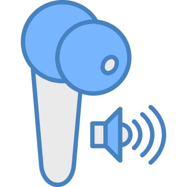 Mikrofon simgesinin vektör illüstrasyonu