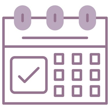 tarih vektör simgesi, modern biçim