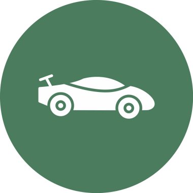 - Araba. Web simgesi basit illüstrasyon