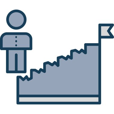 büyüme grafik simgesi, ince çizgi illüstrasyonu, ana hatlı vektör web tasarım işareti, beyaz arkaplan üzerinde düzenlenebilir vuruşlu taslak konsept sembolü.
