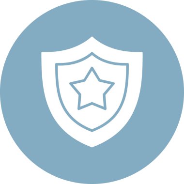 kalkan simgesi, vektör illüstrasyonu