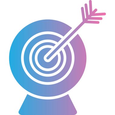 Bir hedefin vektör illüstrasyonu