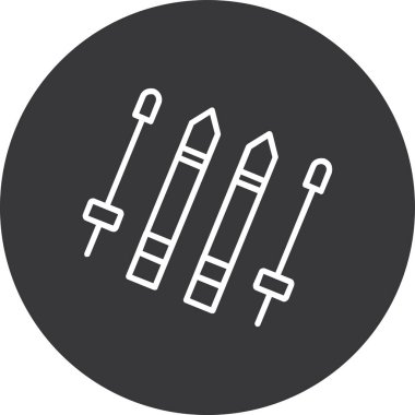 Kalem. Web simgesi basit tasarım