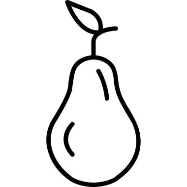 armut meyve simgesi, satır biçimi