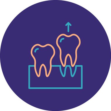 Modern simgenin vektör illüstrasyonu