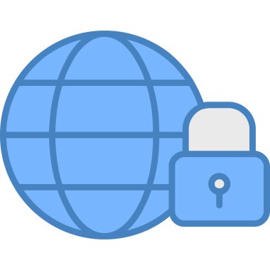 dünya haritası simgesi, vektör illüstrasyon tasarımı