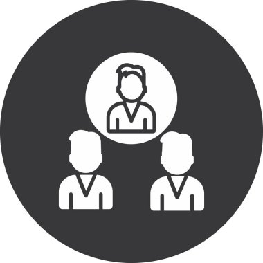 İnsan simgesinin vektör illüstrasyonu