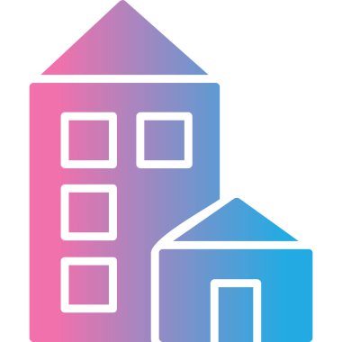 ev simgesi vektör illüstrasyonu