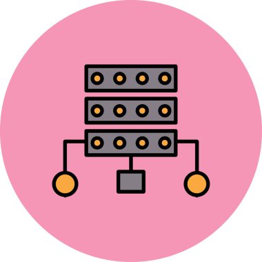 Ağ web simge vektör çizim