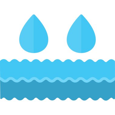 Vektör çizim su damlaları