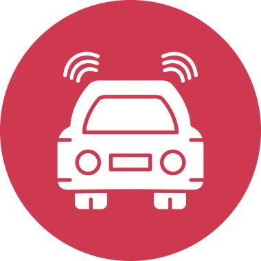 araba simgesi vektör illüstrasyonu