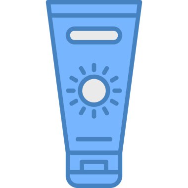 Krema. Web simgesi basit illüstrasyon