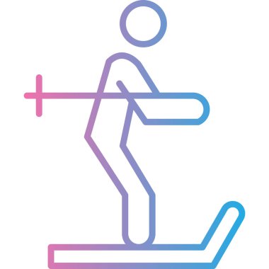 Bir insan simgesinin vektör illüstrasyonu