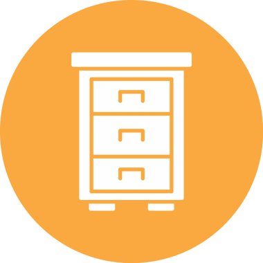 Kabine web simgesi basit illüstrasyon