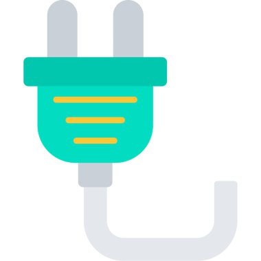 elektrik dolgu ikonu vektör illüstrasyonu