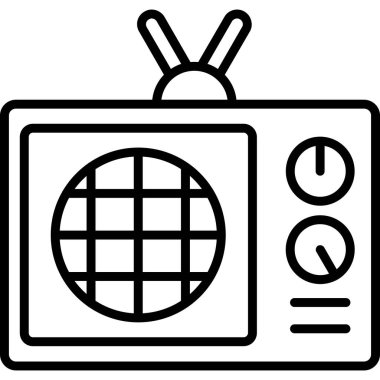 radyo simgesi vektör illüstrasyonu