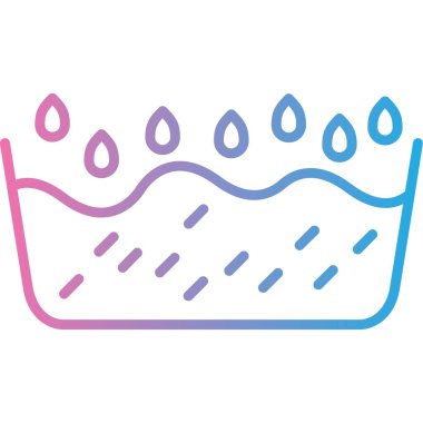 Güzellik ve moda simgesinin vektör çizimi